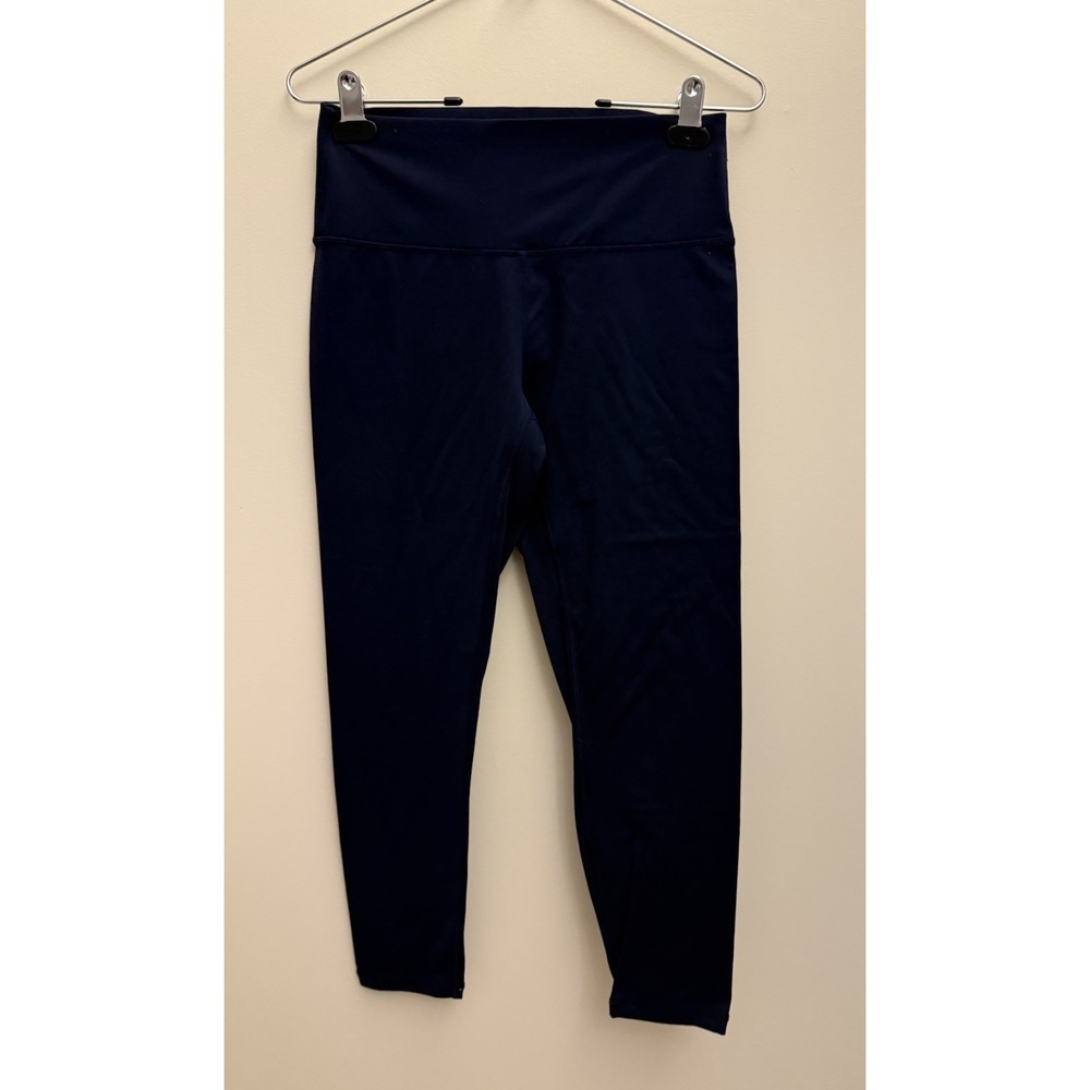 Zyia Navy Pocket Light N Tight Hi- Rise 7/8 21" (6-8) Fleece Lined